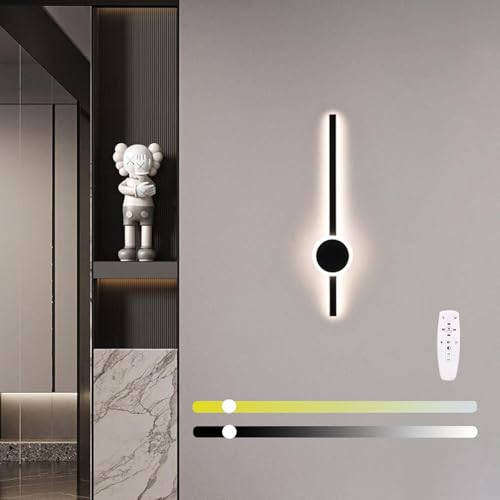 Aplique de pared LED regulable 3000K-6500K interior de aluminio de 60cm 7