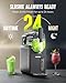 Slushie Machine, 88 oz INOVIVA Slushy Machine for Home with Self-Cleaning Function, No Ice Needed, Professional Frozen Drink Maker, 5 Preset Programs, Frozen Margaritas, Frappés, Milkshake, and More