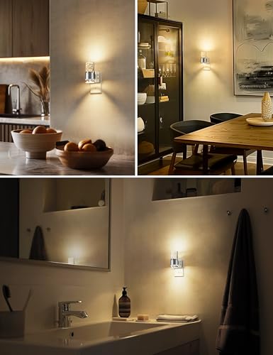 Image of L LOHAS LED Night Light,Dimmable Night Lights Plug into Wall, Acrylic Nightlights with 0-100 LM Adjustable Brightness, 3000K Plug in Night Light with Dusk to Dawn Sensor, for Bathroom Hallway