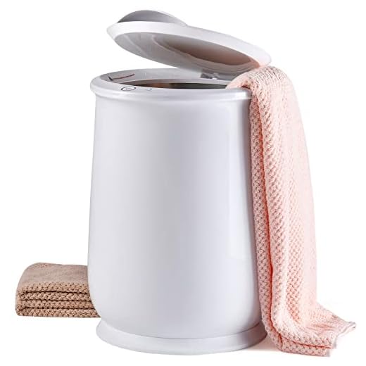TCFUNDY Towel Warmer Bucket, Large Towel Warmers for Bathroom, Flip-lid Towel Heater, Auto Shut Off, Hot Towel Warmer in 10 Minutes for Towels, Blankets, Bathrobes, 20L