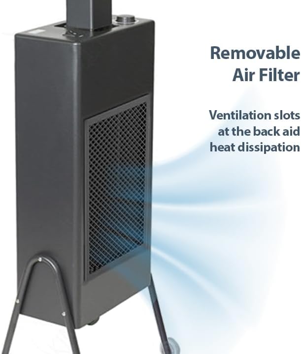 SKINACT Hooded Conditioning Hair Dryer 1150W with Stand, 60-Minute Timer, Temperature Adjustable, Angle & Height Adjustable Downdraft Hood - Image 5