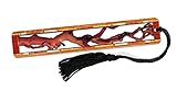 Madrona Branch - Cut Out- Engraved Wooden Bookmark with Tassel - Made in USA