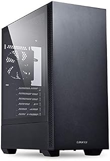 LIAN LI Mid-Tower Chassis ATX Computer Case PC Gaming Case w/Tempered Glass Side