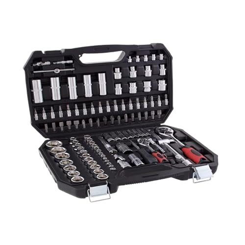 Juego de llaves de vaso Juego De Caja De Herramientas De 108 Piezas Con Trinquetes Para Reparaciones Del Hogar Y Mantenimiento Automotriz Juego De Llaves De Trinquete
