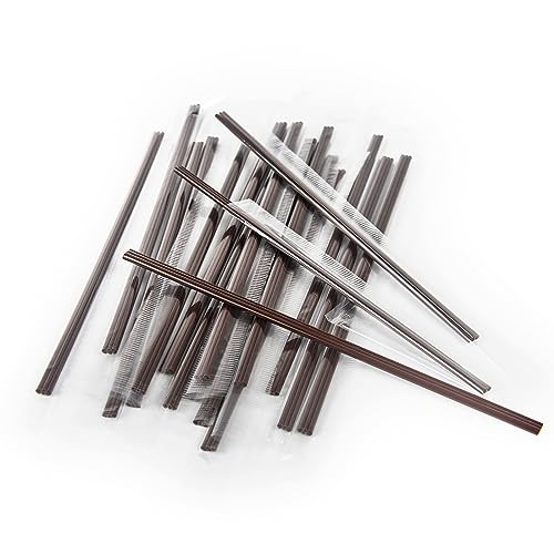 KBG Coffee Stir Sticks 200 PCS,6.7 Inch Three Hole Coffee Straw Stirrer,Coffee Straws,Coffee Stirrers Individually Wrapped,Cocktail Stirrers Straws,Disposable Plastic Sip Stir Sticks