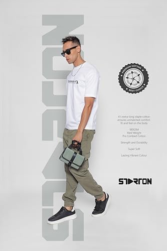 Image of Unisex Cotton T-Shirt from ula 1 Supercar Speed Graphic Print Oversized Fit