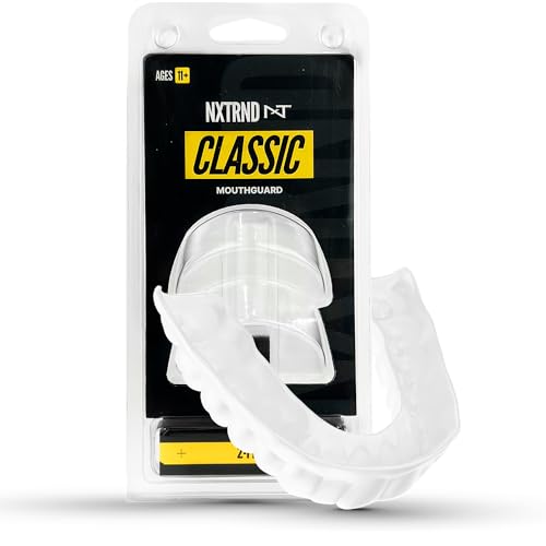 2 Pack Nxtrnd Classic Mouthguard, Custom Fit Sports Mouthpiece for