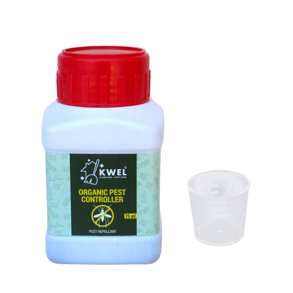 KWEL Organic Pest Controller 75ml with 30ml Measuring Cup 1piece for Vegetables, Flowers, Fruits, Indoor and Outdoor Plants (Pack of 1) (B0C971XV42) Amazon Price History, Amazon Price Tracker