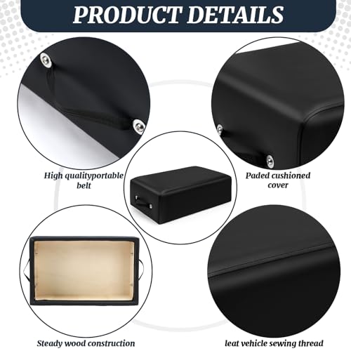 Beeveer Caixa de assento de Pilates 66 x 38 x 23 cm Equipamento de Pilates Acessórios de Pilates Cai