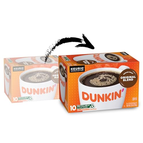 Image of Dunkin' Original Blend Medium Roast Coffee, 10 Keurig K-Cup Pods (Pack of 3)
