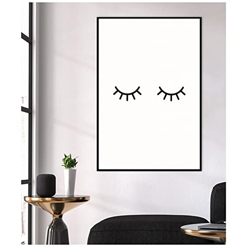 Peinture sur toile nordique pour un salon chaleureux et moderne