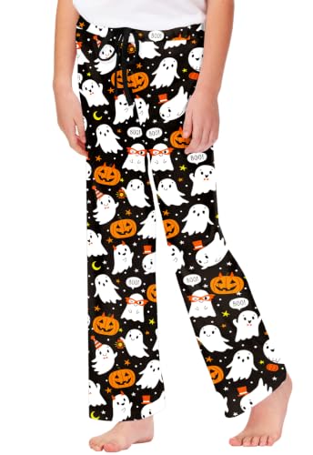 Image of Remimi Girl Boy Plaid Pants Drawstring Summer Casual Loose Bottoms 5-14 Years
