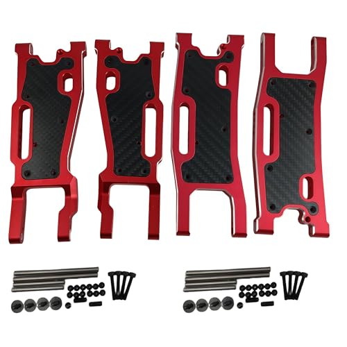 Bras de suspension en alliage Traxxas Sledge 1/8 avec carbone premium