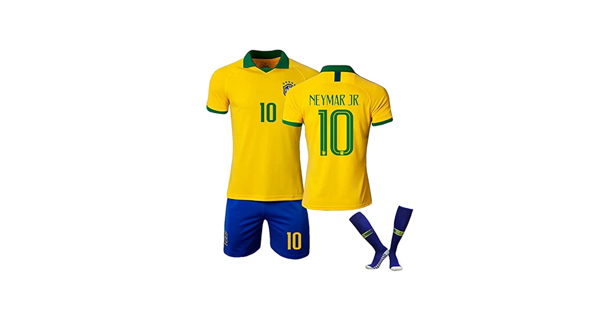 ブラジル代表 ネイマール Jr 10 番 ホームジャージ メンズ XL サイズ ブラジル代表 サッカーユニフォーム SIZE XL イエロー