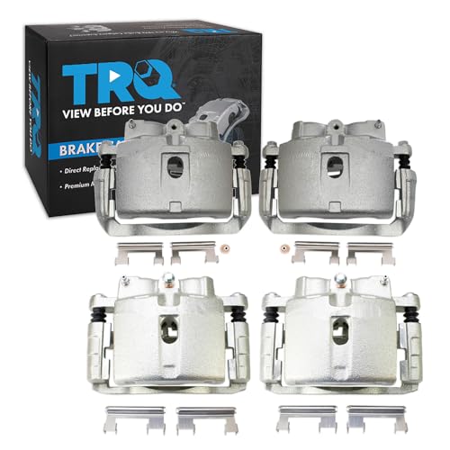 Image of TRQ Brake Caliper Set Compatible with 99-13 Chevrolet GMC 03-09 Hummer