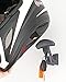 Halterung für Motorradhelm, Ablage mit Haken zum Aufhängen von Motorradhelm und Jacke