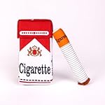 Cigarette Dog Toy Cigarette Pack with 3 Pcs Giggly Cigarettes and Food-Hiding Pack Interactive Plush Dog Toys for Puppy Small and Medium Dogs - Image 4