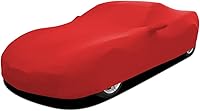 Vista 1 de WinPower Funda para automóvil deportivo de interior de 177 a 189 pulgadas, elástica, a prueba de polvo, cubierta completa para automóvil Rojo