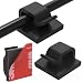 Yocice Cable Clips 40pcs with Strong Adhesive Tapes,Wire Holder Organizer Cord Management for Car, Office and Home,Black- CC05