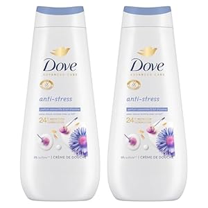 Crème de douche soin anti-stress lot 2x400ml Dove (Abonnement)