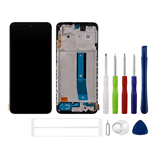 SWARK New TFT Digital Display Compatible with Redmi Note 11 (Black with Frame) 2201117TG, 2201117TI, 2201117TY, 2201117TL LCD Display Touch Screen Digitizer Assembly Replacement + Tools