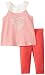 Calvin Klein Baby-Girls Newborn Stripes Tunic with Coral Leggings