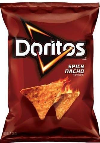 Doritos Tortilla Chips, Spicy Nacho 260g/9.2oz {Imported from Canada}