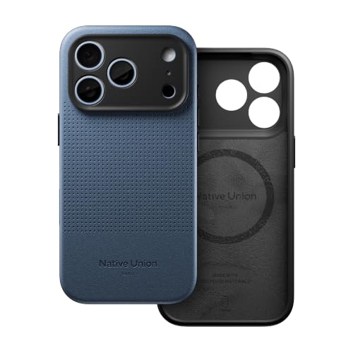 Image of Native Union Active Case - MagSafe Compatible with Built-in Magnets - 10ft / 3m Drop Protection - Rugged Yet Slim Design - Recycled Materials - Camera Control Button for iPhone 18 Pro (Navy)