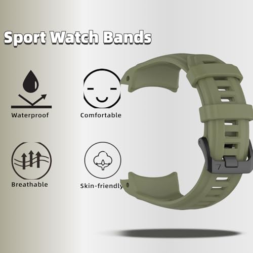 Correas de silicona para Garmin Instinct 3 AMOLED 45mm/50mm miniatura 3