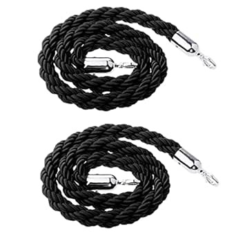 Rope Barriers， Black Pink Hemp Braided Stanchion Rope for Cinema ...