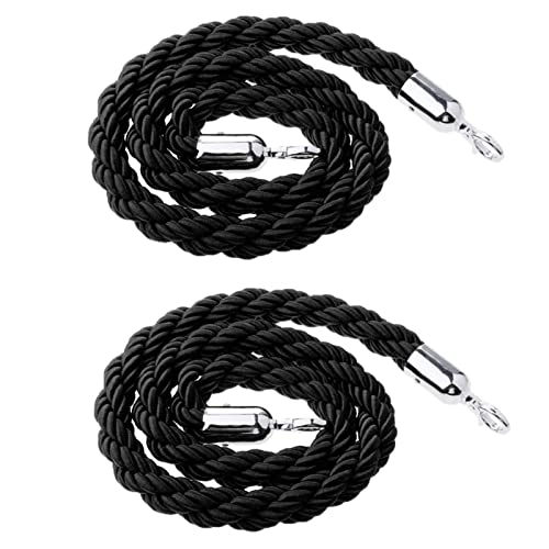 Filet de sécurité noir en jute tressée robuste pour escalier
