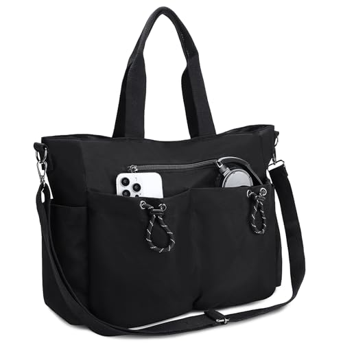 Image of VX VONXURY Tote Bag for Women - Multi Pocket Crossbody Work Handbag for Travel, Daily Use and Gym