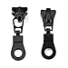 Produktbild Fydun Reißverschluss Schieber 20 Stück Metalllegierung Zipper Sliders Größe # 5 Reißverschluss Reparatur Ersatz Kit Schwarz für DIY Kleidung Taschen