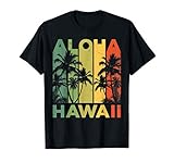 Aloha Hawaii Hawaiian Island T shirt Vintage 1980s Throwback