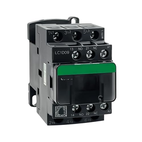 Contacteur CA 220V LC1D18Q7C AC380V triphasé 50/60Hz avec contacts auxiliaires 1NO 1NC