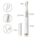 Electric Eyebrow Trimmer - Facial Hair Remover for Eyebrows, Face, Chin, Neck & Upper Lip - Painless Precision Shaver with Comb & Replaceable Blades - Battery Powered & Portable for Peach Fuzz & Body