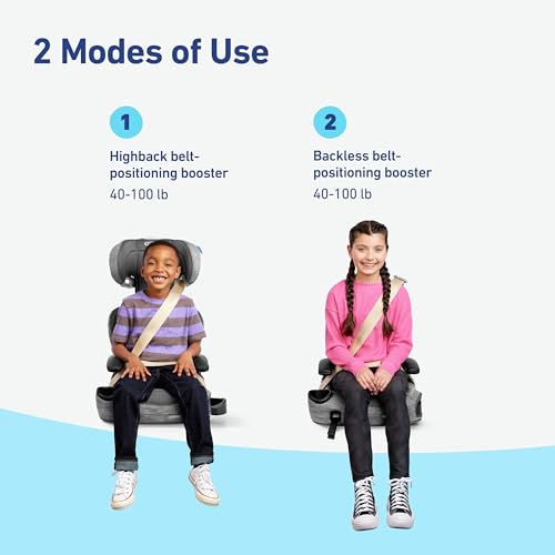 Image of Graco TurboBooster 2.0 LX Highback Booster Seat with Latch System, Gannon; Infant to Toddler Transition car seat, Safe & Comfortable