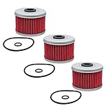 3Pack HF113 15412-HM5-A10 Oil Filter Replacement for Honda Foreman 450 400 500 Rancher 350 TRX420