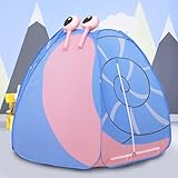 ENCHEAR Kids Play Tent Pop Up Tent for Girls and Boys Automatic Setup Tent Outdoor and Indoor Unique Design Snail Portable Ball Pit Playhouse TentPatent Pending (Snail (Snail)