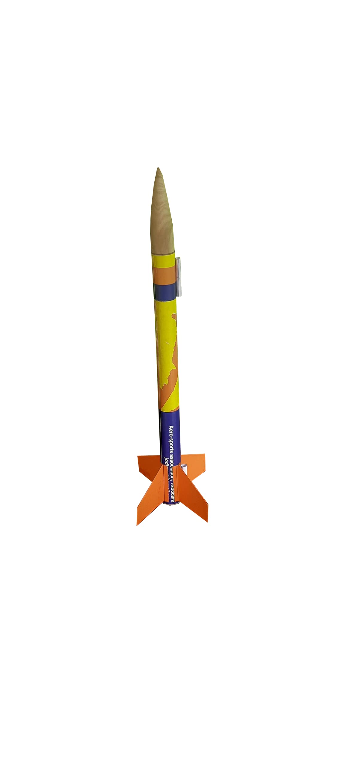 Aero Sports Association Flying Model Rocket kit with A Class (A6-3) Model Rocket Motors (Orange)-image-27