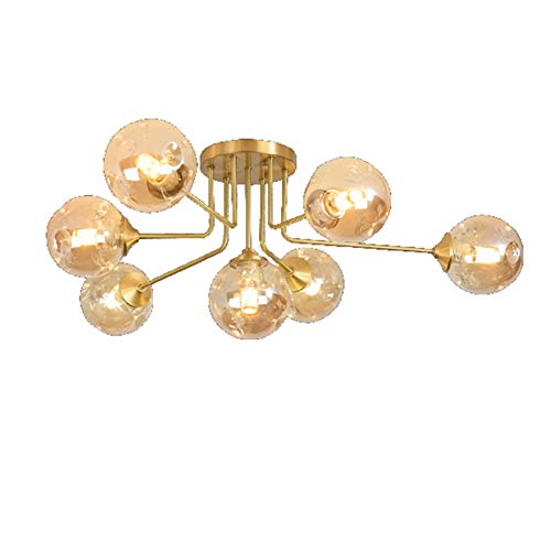 Luminaire suspendu vintage industriel à 7 branches pour illuminer vos dîners en salle à manger