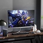 24.5 Inch IPS PC 200Hz Gaming Monitor, FHD 1080p Screen, 1ms Without Bezel, freesync, 99% sRGB, 178 ° Angle View, HDMI、DisplayPort, Compatible with Wall mounting 75 * 75MM - Black - Image 6