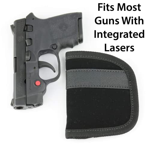 Ultimate Pocket Holster - Ultra Thin For Comfortable Concealed Carry - Compatible W/Most Pistols And Revolvers From Glock Ruger Taurus Smith And Wesson Kimber Beretta & More (Micro And Subcompact) #TOP7