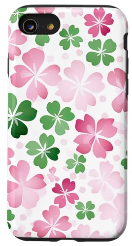 Carcasa para iPhone SE (2020) / 7 / 8 Patrón irlandés de trébol rosa estampado del día de San Patricio