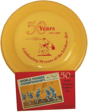 Wham-O Gold 50th Anniversary Fastback Frisbee disc Set
