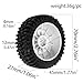 STMU RC Truck Tires and Wheels (4PCS) 12mm Hex All-Terrain Tires 70mm/2.76