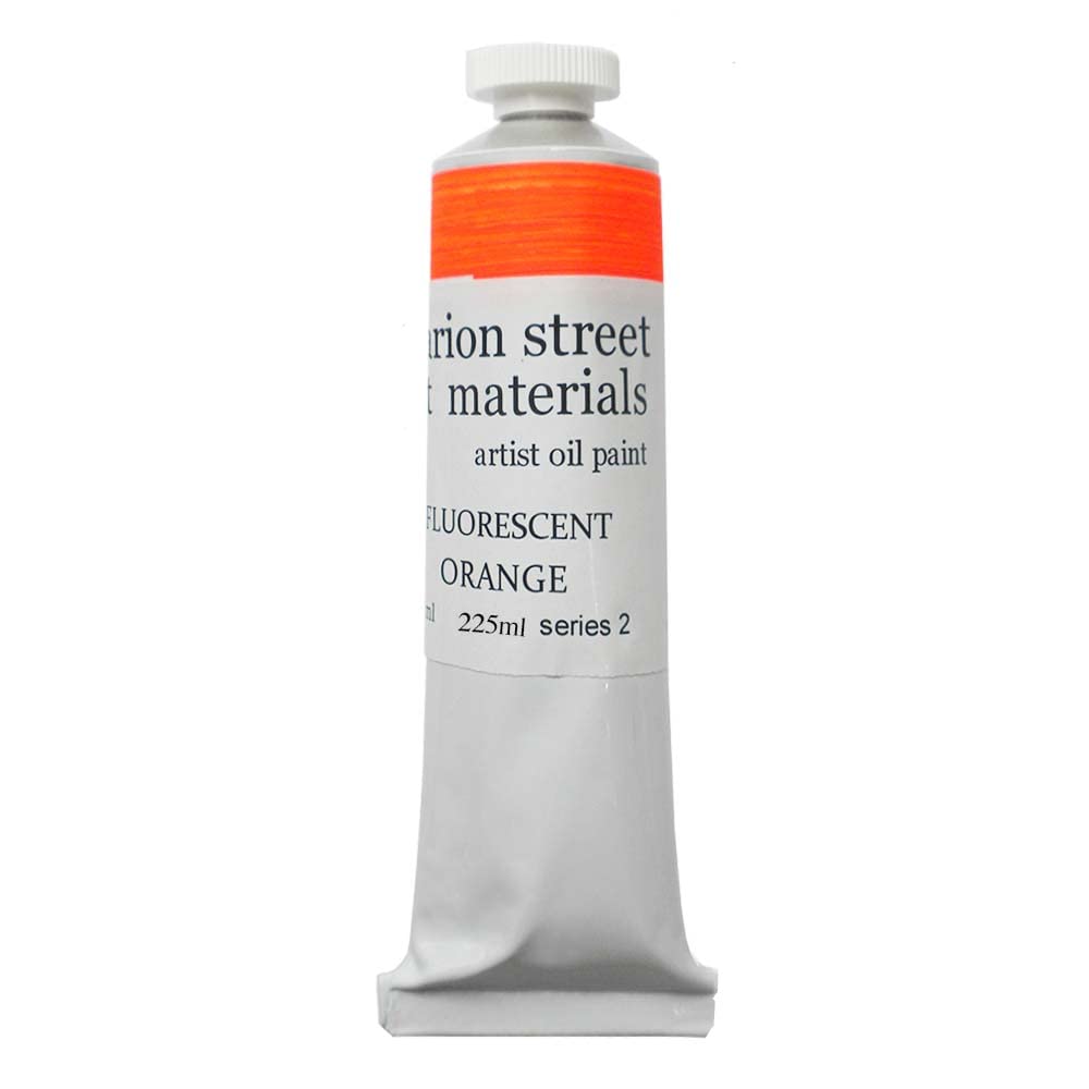 Marion Street 225ml Fluorescent Orange Oil Paint