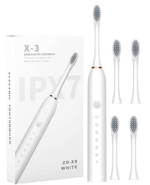 Olyra Sonic Electric Toothbrush with 30000 Strokes/Min – Rechargeable IPX7 Waterproof Toothbrush, 5 Cleaning Modes, Soft Bristles, Long Battery Life, Professional Oral Care for Adults-image-10