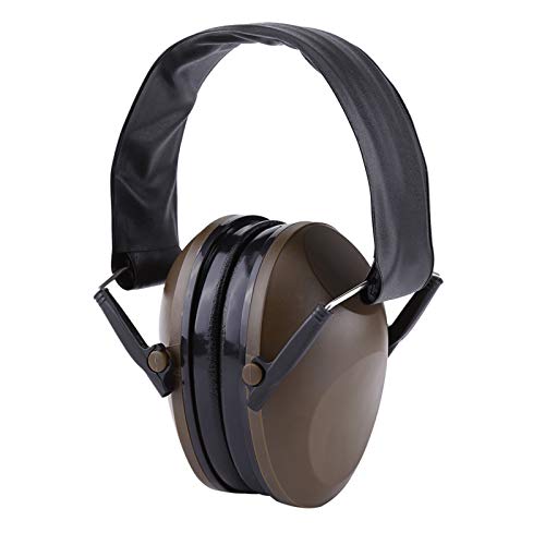 SEAFRONT Noise Canceling Acoustic Earmuffs, Ear Defenders Earmuffs Hearing Protection Ear Defenders Foldable (Green)