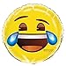 Price comparison product image Unique Party 50617 - 18" Foil Crying Laughing Emoji Balloon